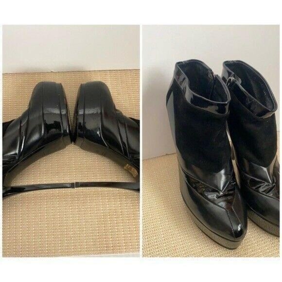 Authentic GUCCI Suede Leather Ankle Boots Sz 36.5 - Picture 9 of 12